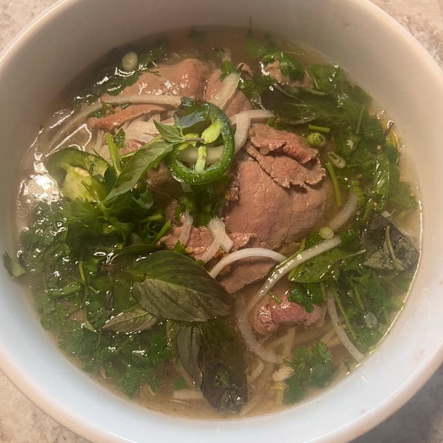 Dac Biet Pho Noodle Soup.