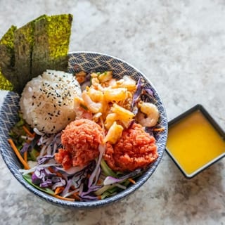 Spicy Shrimp Salad Bowl